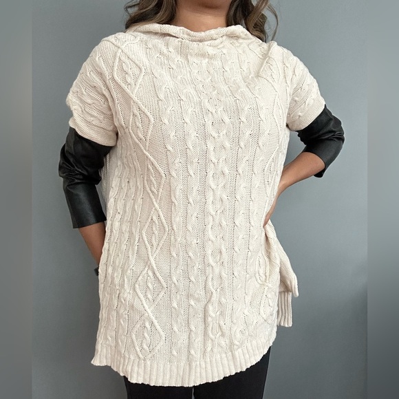 Guess leather/knit sweater - Picture 1 of 5